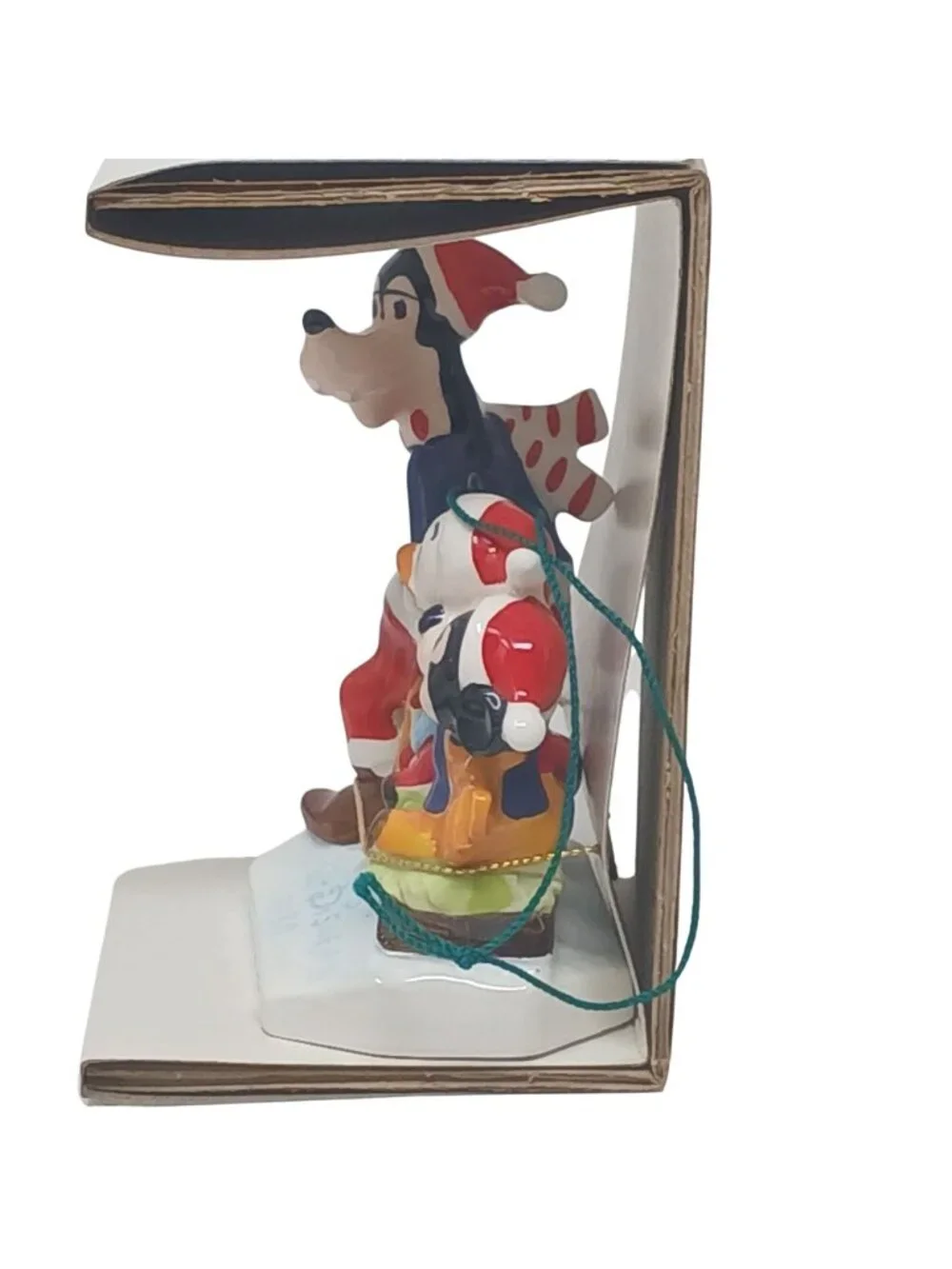 Schmid Walt Disney Christmas 1980 Goofy Sleigh Ride Ornament First LTD #D-9